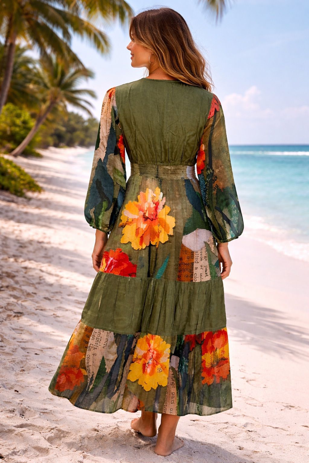 The Serene Safari Maxi Dress 2026