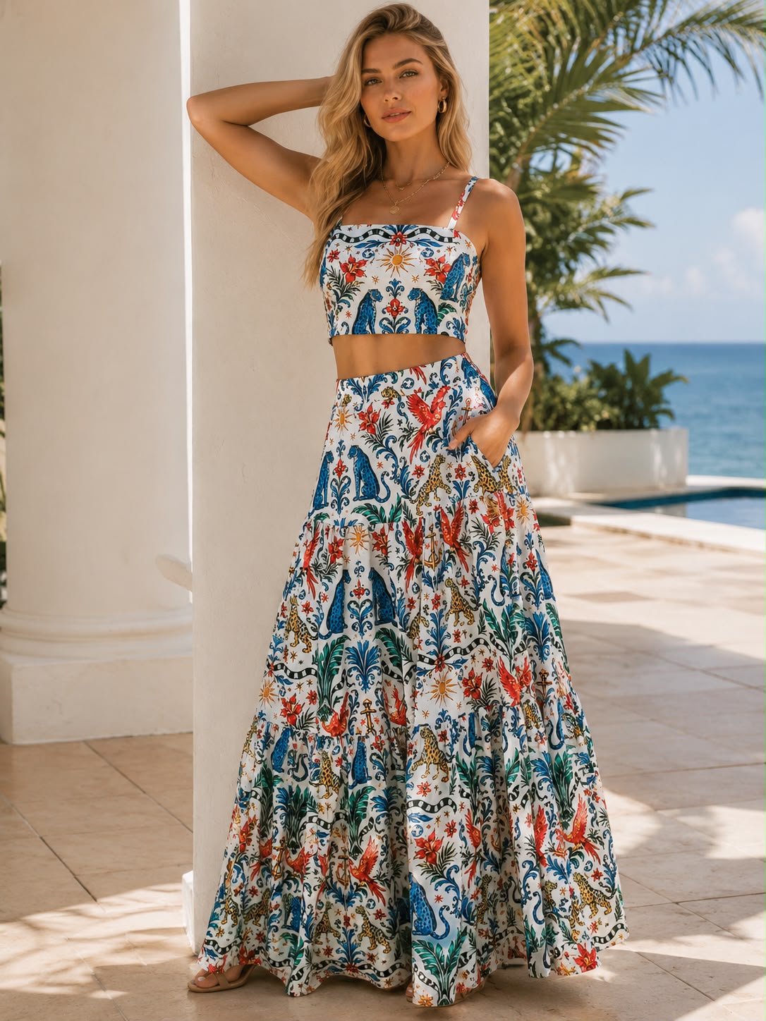 Ornate Royal Garden two-piece