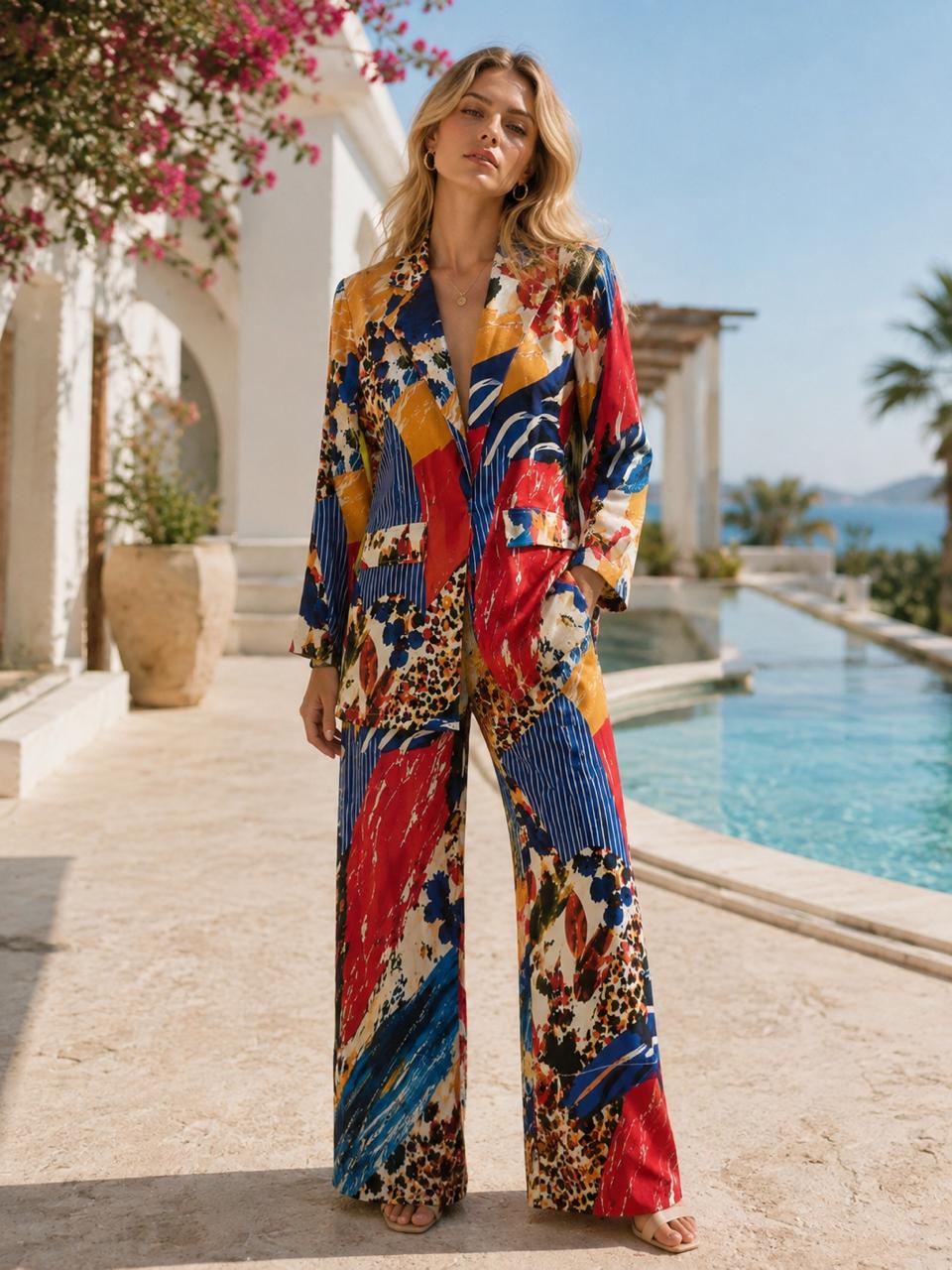Arte Voyage Riviera Luxe Co-Ord Set