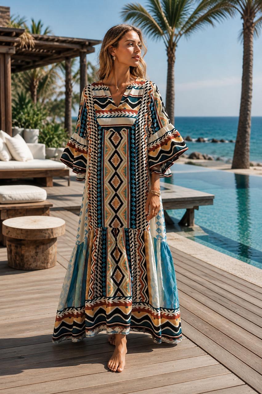 Azura Tribal Muse Maxi Dress